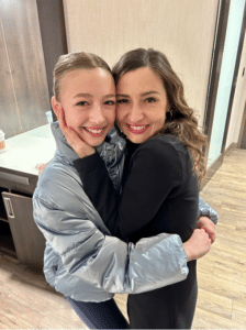 Tess and Mother hugging